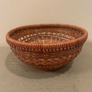 Woven Brown Decorative Basket